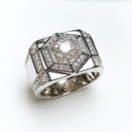UB9798GY-LGD - 14K  Gents Ring