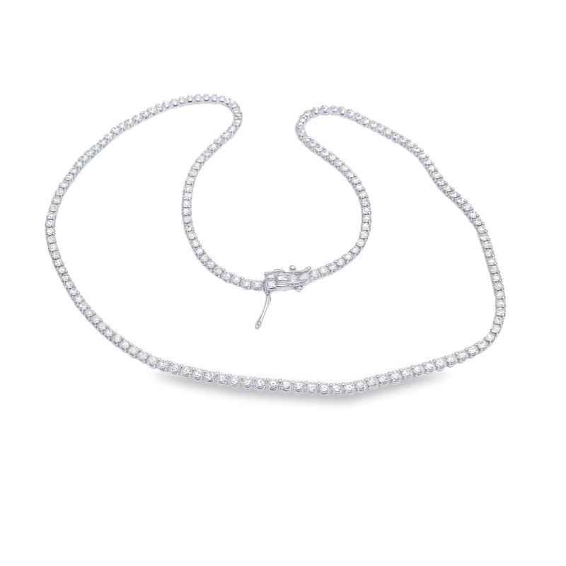 NK10A400L16W - 14K White Gold Necklace