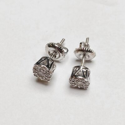 JP392324W - 14K White Gold Stud Earrings