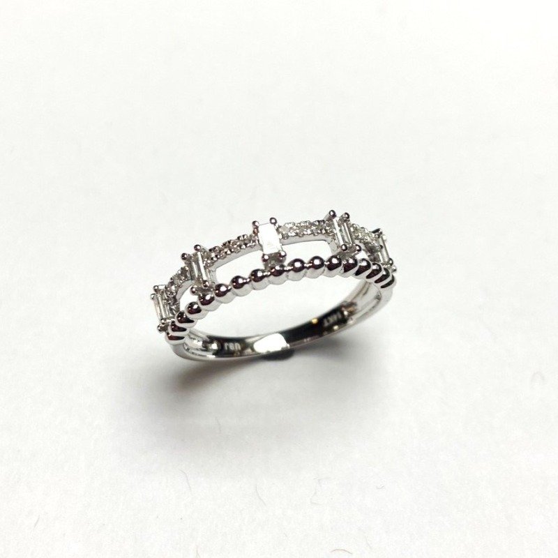 JR28791W - 14K White Gold Fashion Ring