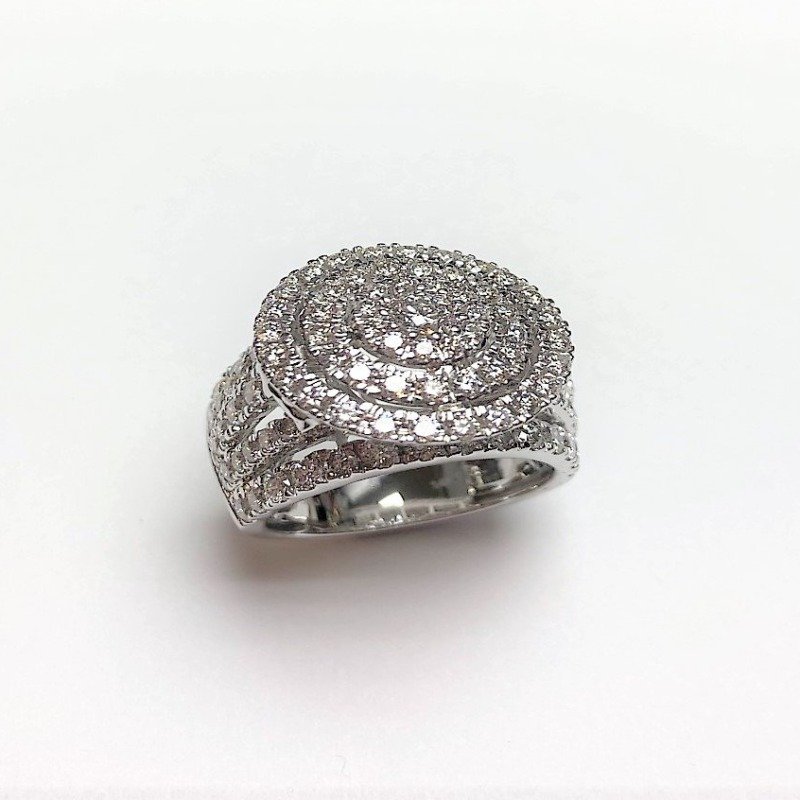JR29019MW - 14K White Gold Fashion Ring