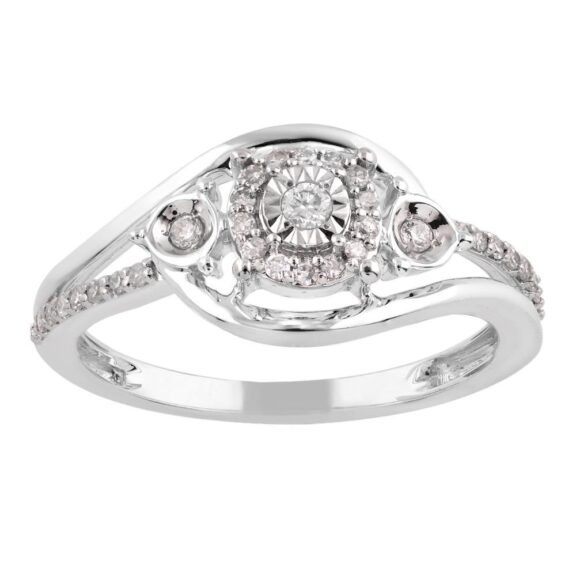 JR30935W - 14K White Gold Fashion Ring