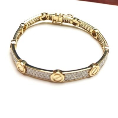 KB500708Y - 14K Yellow Gold Bracelet