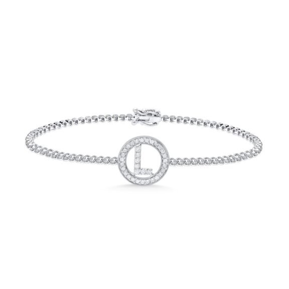KB500783-LW - 14K White Gold Bracelet