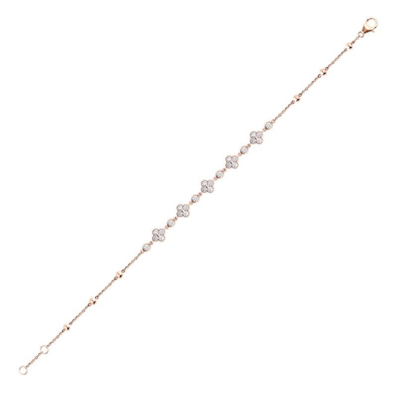 KB501306P - 14K Rose Gold Bracelet