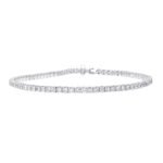 KB501391W - 14K White Gold Bracelet