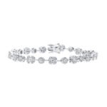 KB701486W - 14K White Gold Bracelet