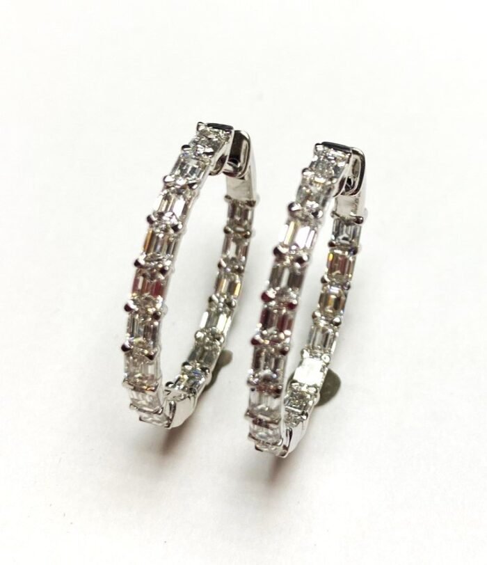 KE303185W1 - 14K White Gold Earrings
