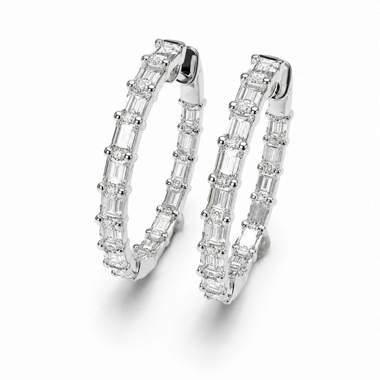 KE303185W1 -14K White Gold Earring