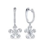 KE602682W - 14K White Gold Earrings