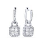 KE602886W - 14K White Gold Earrings