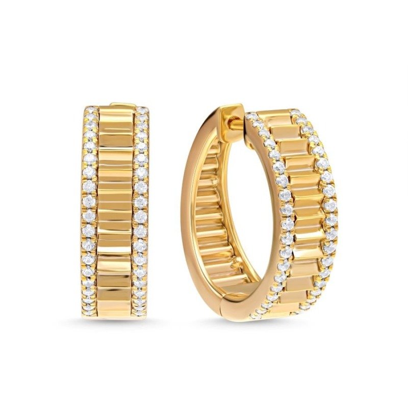 KE610585Y - 14K Yellow Gold Huggies Earring