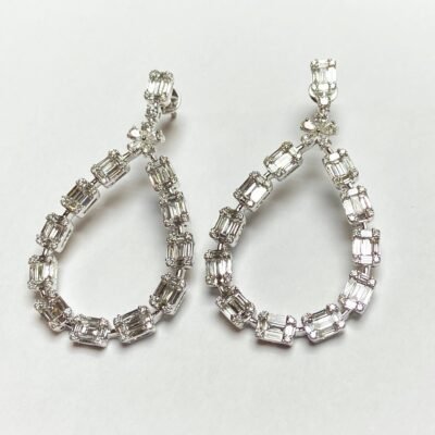 KE702815W1 - 14K White Gold Earrings