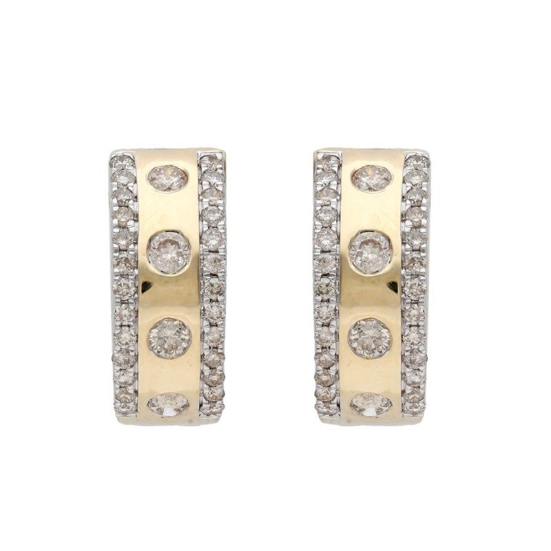KE800632Y - 14K Yellow Gold Huggies Earring