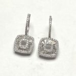KEA602674W - 14K White Gold Earrings
