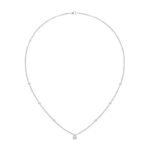 KN701022W - 14K White Gold Necklace
