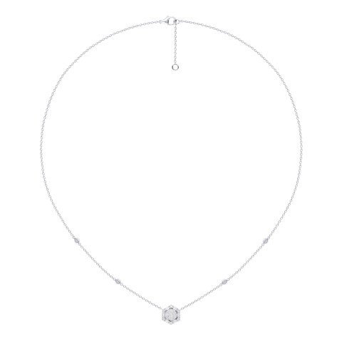 KN701777W - 14K White Gold Necklace