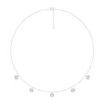 KN701783W - 14K White Gold Necklace