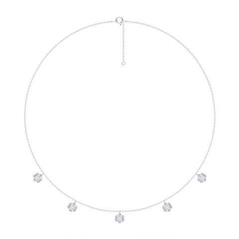 KN701783W - 14K White Gold Necklace