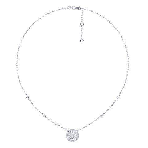 KN702319W - 14K White Gold Necklace