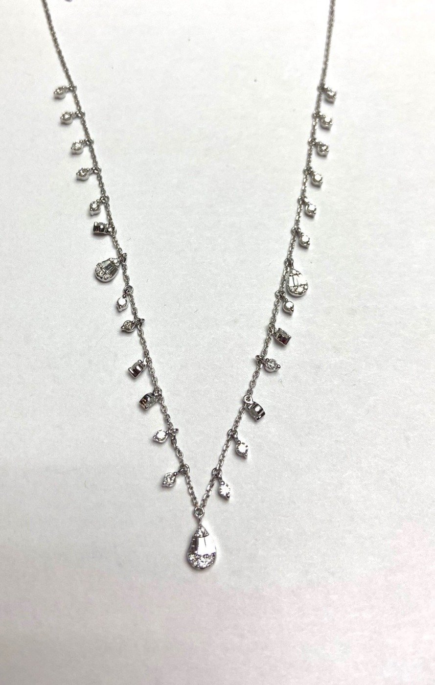 KN702627W - 14K White Gold Necklace