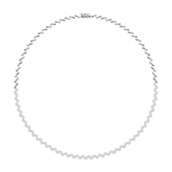 KN703640W - 14K White Gold Necklace