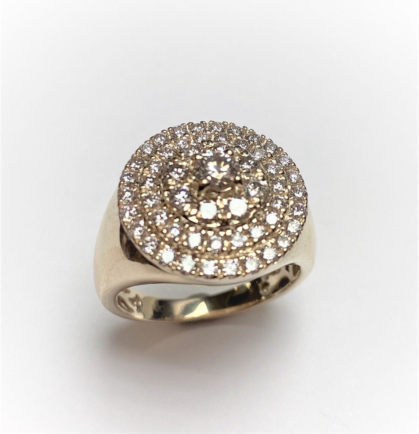 KNRGR8397Y - 14K Yellow Gold Gents Ring