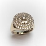 KNRGR8397Y - 14K Yellow Gold Gents Ring