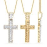 KP200688Y1 - 14K Yellow Gold Cross Pendant