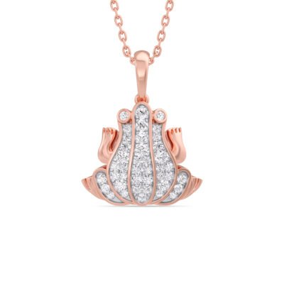 KP200991AP - 14K Rose Gold Pendant