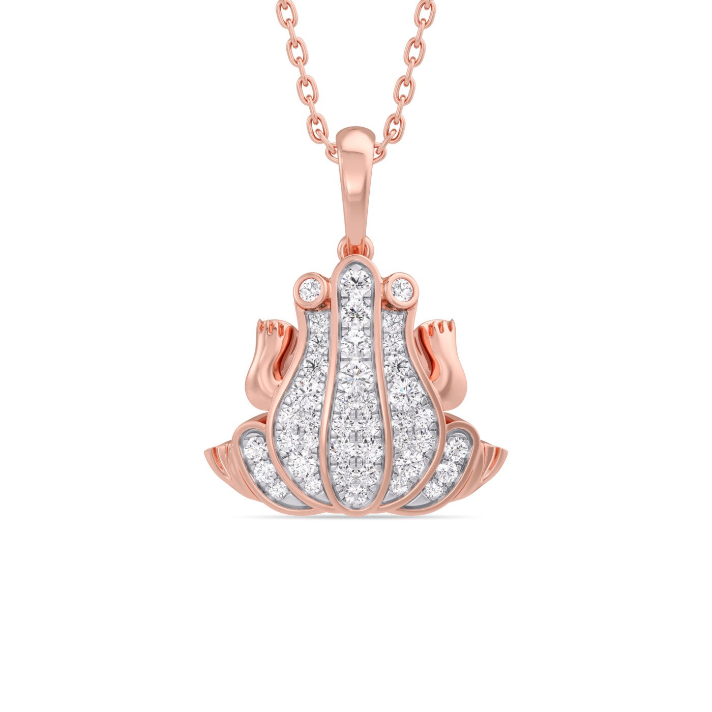 KP200991AP - 14K Rose Gold Pendant