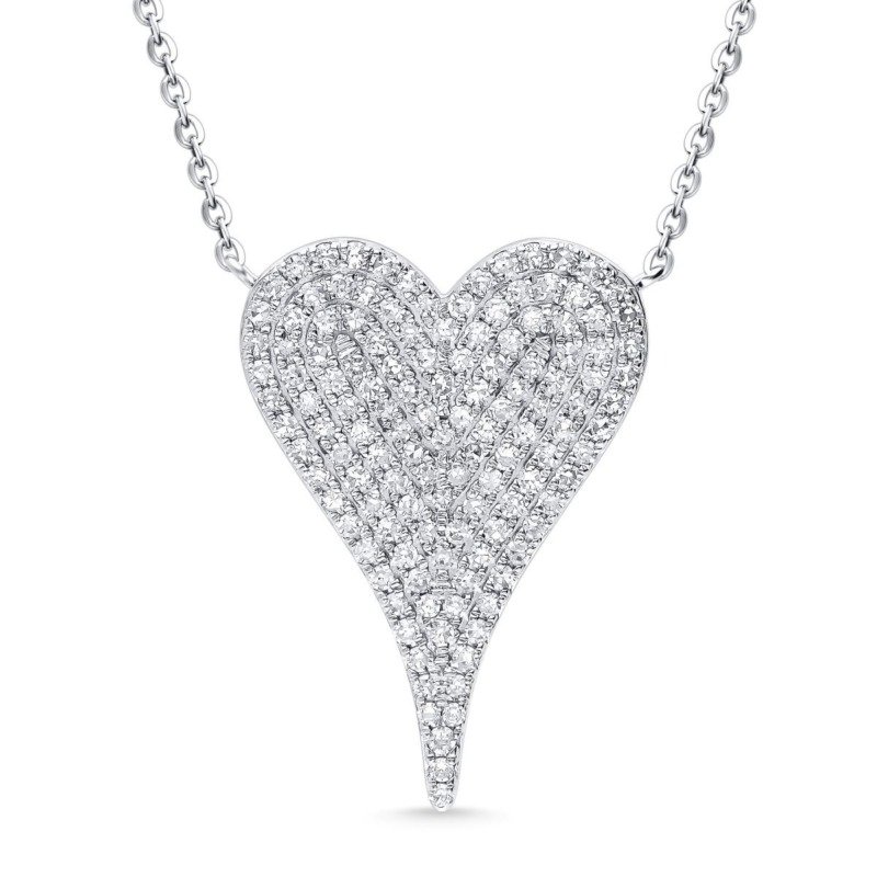 KP201016W - 14K White Gold Necklace