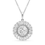 KP602198W - 14K White Gold Pendant