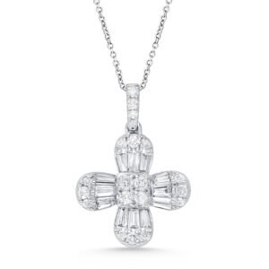 KP602464W - 14K White Gold Pendant