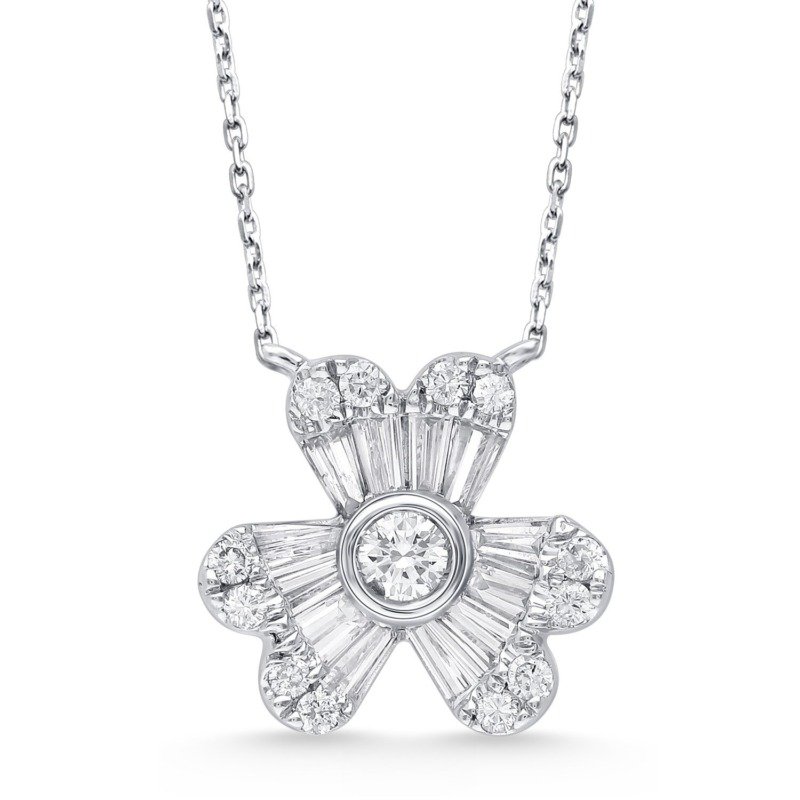 KP602465W - 14K White Gold Necklace