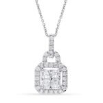 KP602886W - 14K White Gold Pendant