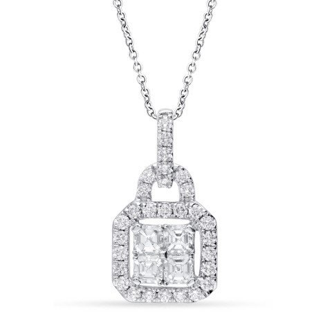 KP602886W - 14K White Gold Pendant