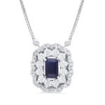 KP604840ASBW - 14K White Gold Necklace