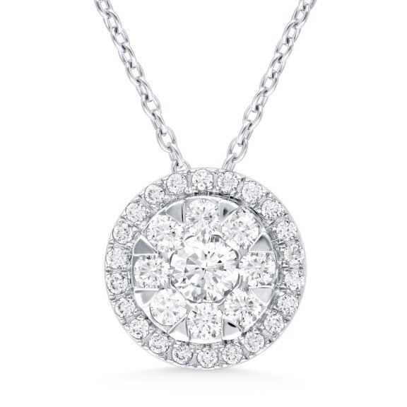 KP605262W - 14K White Gold Necklace