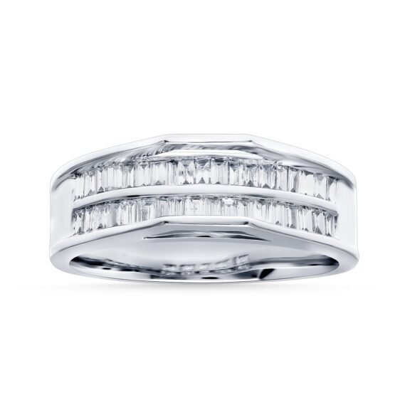 KR102710SBW - 14K White Gold Semi Mount Ring