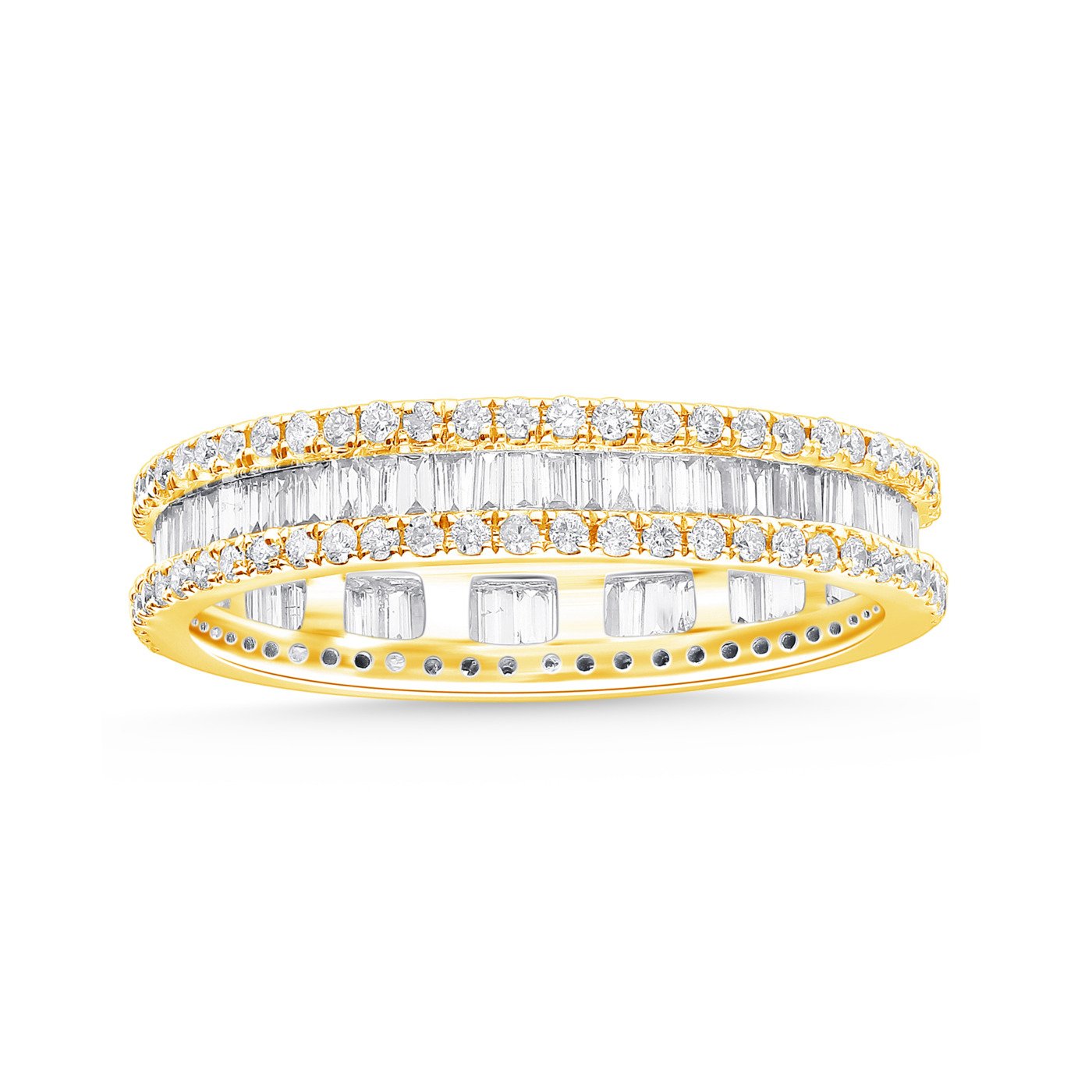 KR103462Y1-6 - 14K Yellow Gold Eternity Band