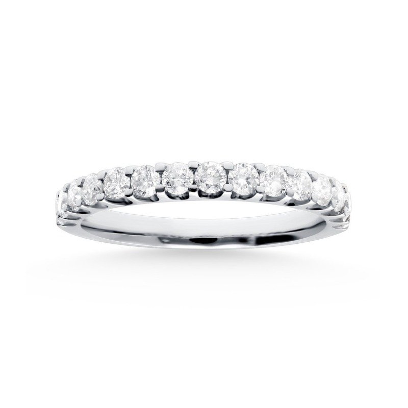 KR104267W - 14K White Gold Wedding Band