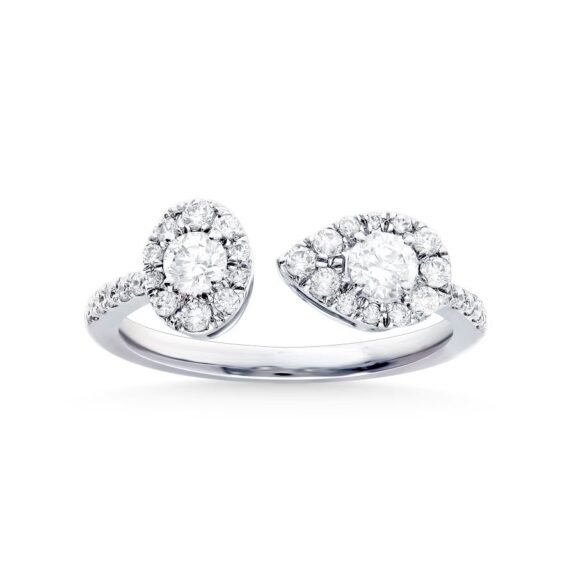 KR104400W - 14K White Gold Ring