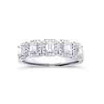 KR104665W - 14K White Gold Anniversary Ring