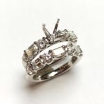 KR104667BSMTW1 - 14K White Gold Semi Mount Ring