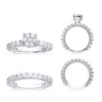 KR104682AW - 14K White Gold Bridal Set Ring