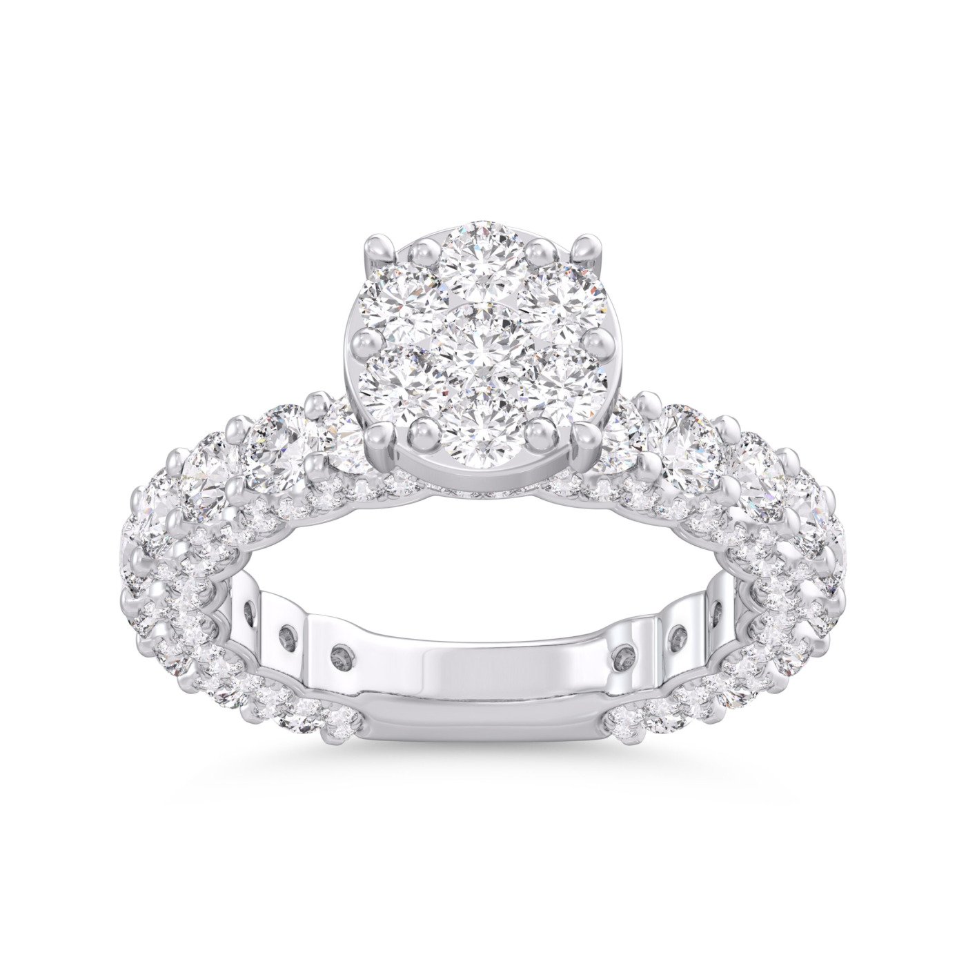 KR104684LSW1 - 14K White Gold Engagement Ring