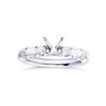KR104701AW - 14K White Gold Semi Mount Ring