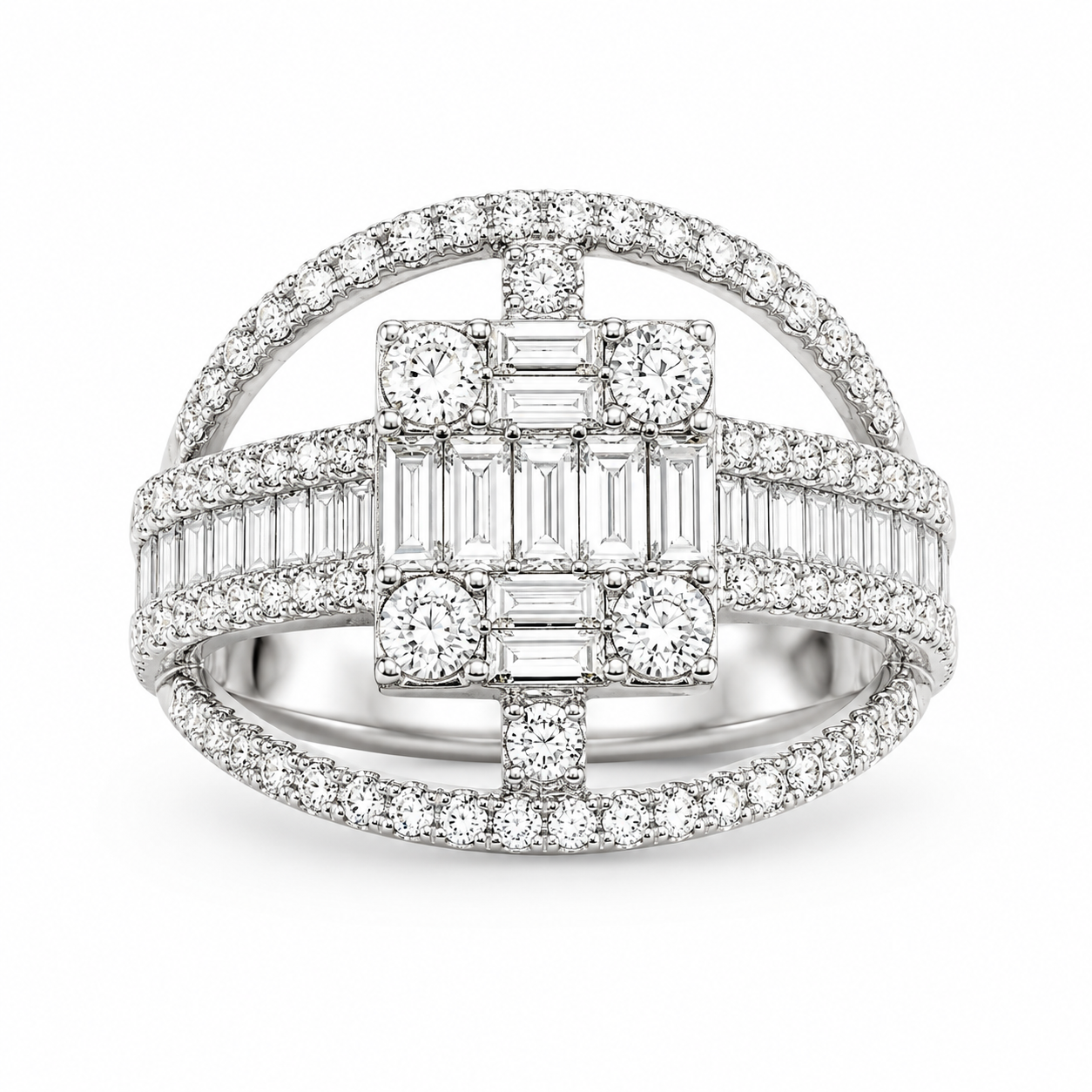 KR104962W - 14K White Gold Ring