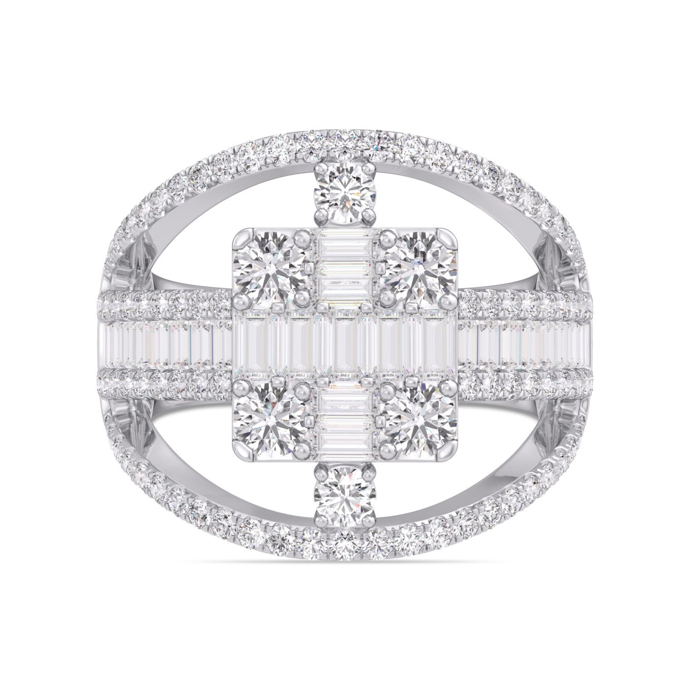 KR104962W - 14K White Gold Ring
